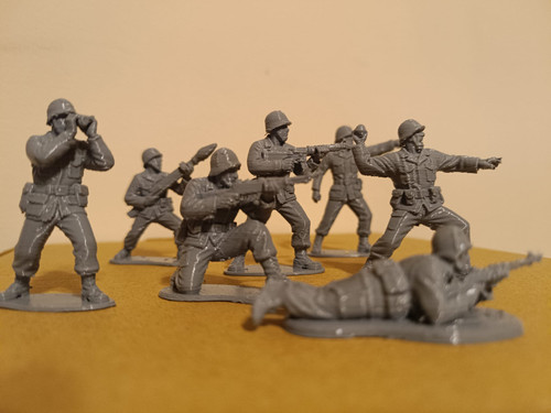 Plastic toy soldiers usa - plastic,