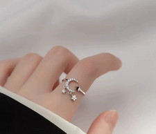 Star & Moon Opposite Ring –