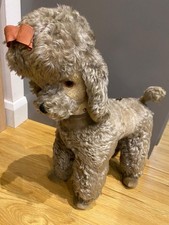 Chad Valley Vintage 1950/60 Musical Poodle Dog Plush Toy