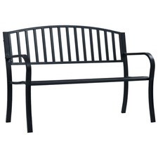 Garden Bench 120 Cm Steel