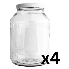 Glass Jars 2650ml with Lid