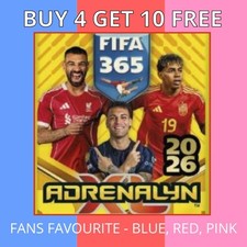 FIFA 365 Adrenalyn XL Panini 2025/26 - FANS FAVOURITE PARALLEL - BLUE, RED, PINK