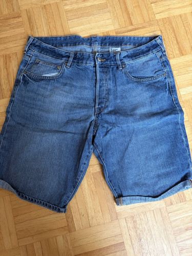 Mens denim bermuda - h&m,