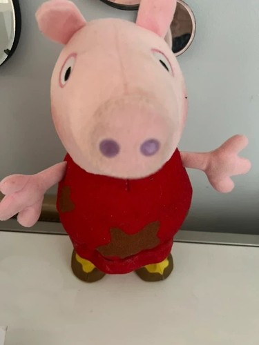 Peppa pig jumping - pig, plush