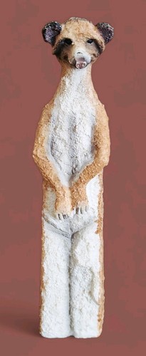 Meerkat resin figurine - resin,
