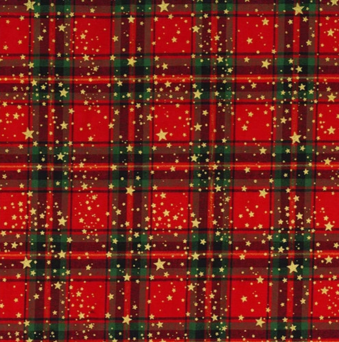 Christmas tartan fabric - christmas, the