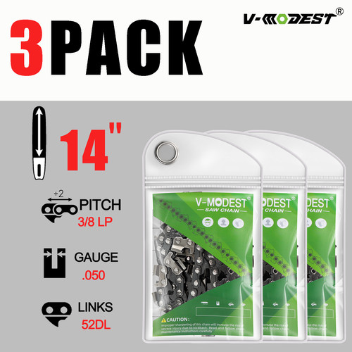 3pack chainsaw chain fits - 14",