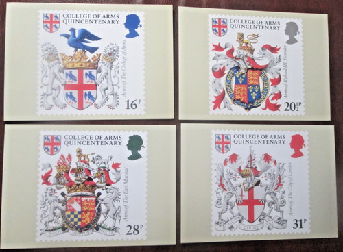 Phq postcards heraldry mint - ,