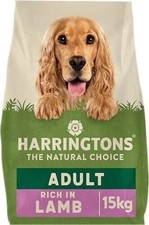 Harringtons Complete Dry Dog Food Lamb  & Rice 15kg Made with Natural Ing.