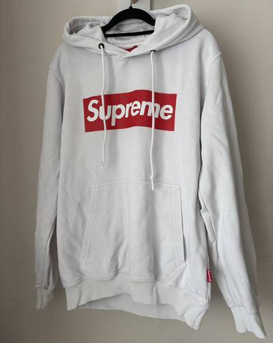 Supreme white pullover - supreme,