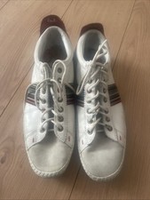 Paul Smith Mens Rabbit Osmo Casual Leather Trainers UK 9 WHITE