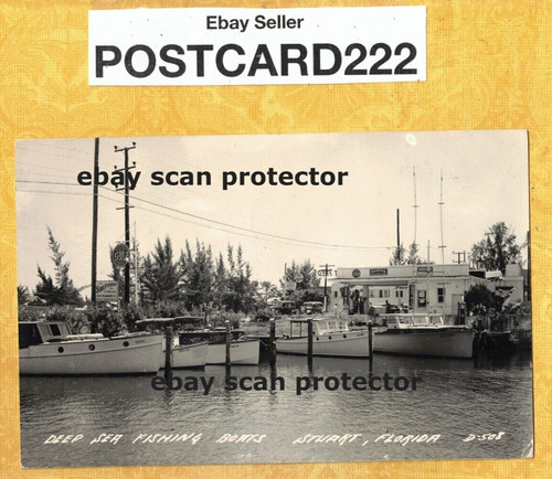 Stuart 1951 vintage rppc - stuart,