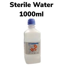 Sterile Water Baxter H20 1Litre / 1000ml 1 Sterile Water 1 Bottle 1 Litre 