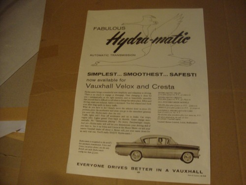 Vauxhall velox cresta 1960 - vauxhall,