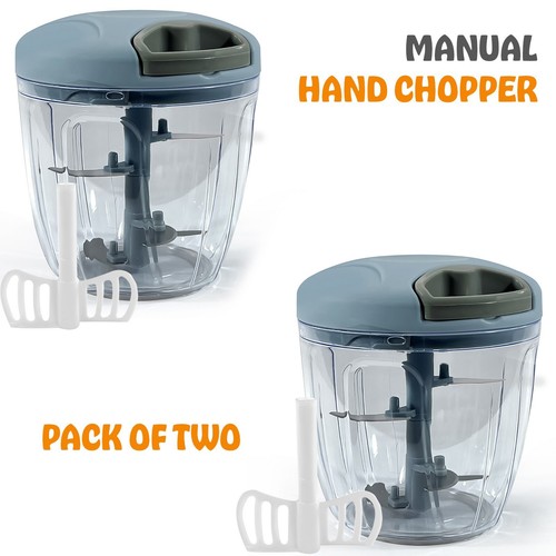Manual food chopper pull - 2x,