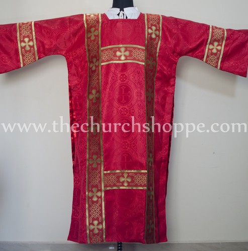 Dalmatic red vestment - vestment, with