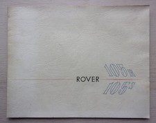 ROVER 105S & 105R orig 1956 UK