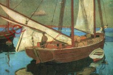 Picture Postcard::G. Golovkov, Small Sailboats