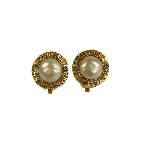 Chanel gold cream hardware - cream,