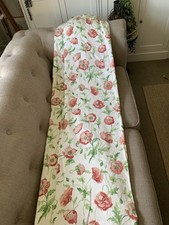 Vintage Laura Ashley Freshford Poppy Cranberry Pencil Pleat Curtains 62 x 70"