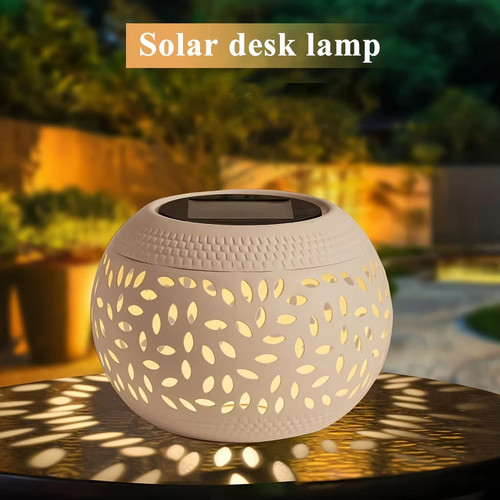 Solar table lamp - table, outdoor