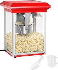 Royal Catering Professional Popcorn Machine 1300W 8 oz approx. 5 kg/h Red 