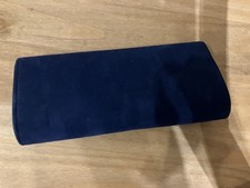 Navy Clutch Bag with Chain