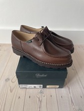 Paraboot Michael Shoe Marche II Marron Grain Ebony Size 42 UK8 Brand New Unworn