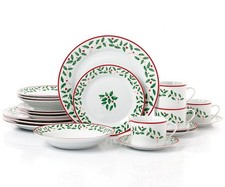 20pc Holly Dinner Set