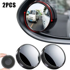 2Pcs Blind Spot Mirror 360° Wide Angle Convex Side Rear View Mirror Accessories