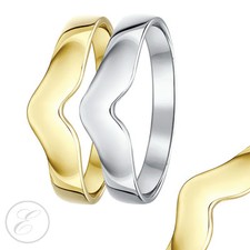 Curved Wishbone Shaped Ring