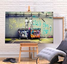 BANKSY LIFE IS SHORT -