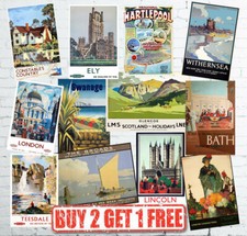 Metal sign vintage british - metal, a4