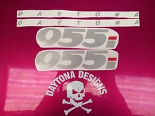DAYTONA SILVER & 955i RED CUSTOM SET FAIRING PANEL DECALS STICKERS GRAPHICS