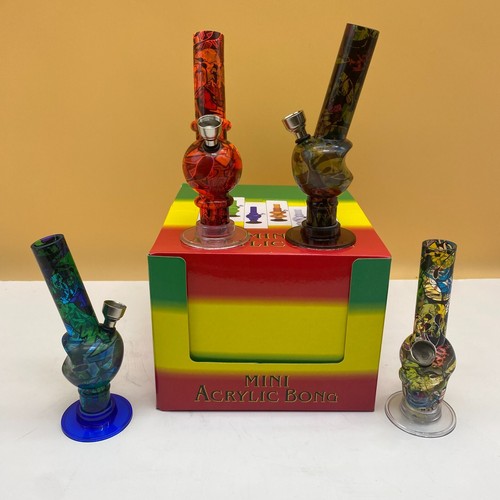 Acrylic waterpipe 15cm plastic - acrylic,