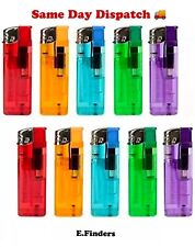 10/20/50 ELECTRONIC LIGHTERS REFILLABLE GAS CHILD SAFETY ADJUSTABLE FLAME ✅