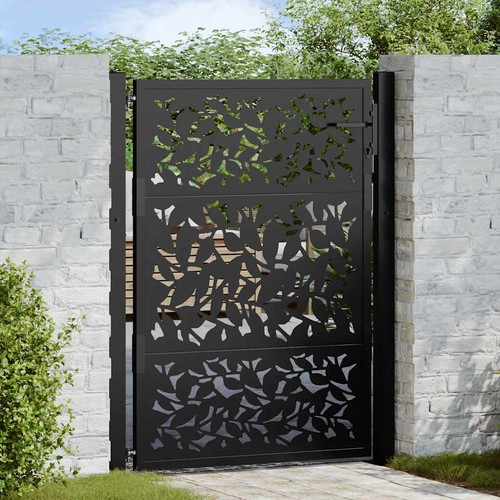 Vidaxl garden gate black - vidaxl,