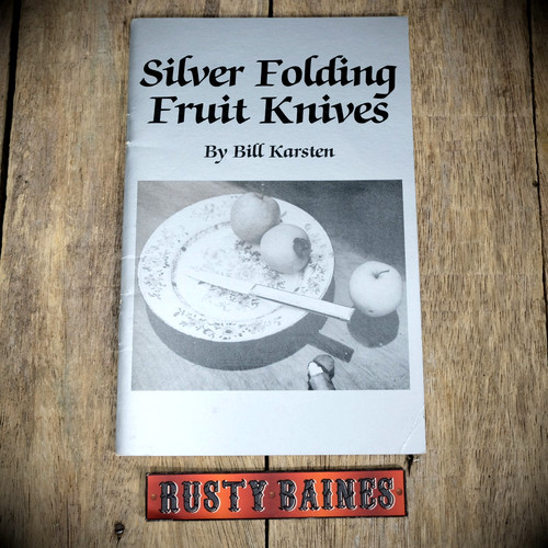 Silver folding fruit knives - fruit,