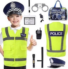 Kids Police Costume - 10 Pcs