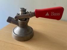 Bass Ale Micro Matic D-Type Beer Keg Coupler Tap SK184.04 Red Handle