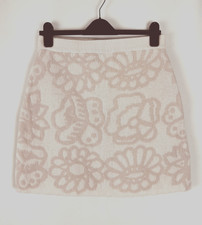 UNIQLO x MARIMEKKO Beautiful 100% Lambswool Beige Mini Skirt WORN ONCE, Medium!