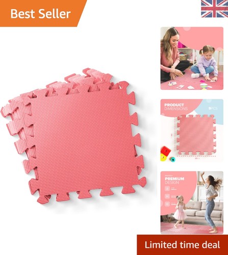Customizable 9pc pink foam - pink,