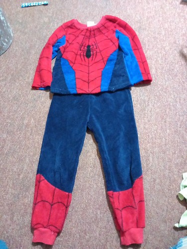 Spiderman feece pjs - spiderman,