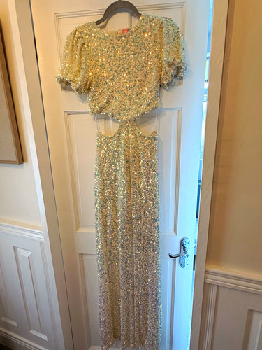 Asos ivory sequin cut - asos, out