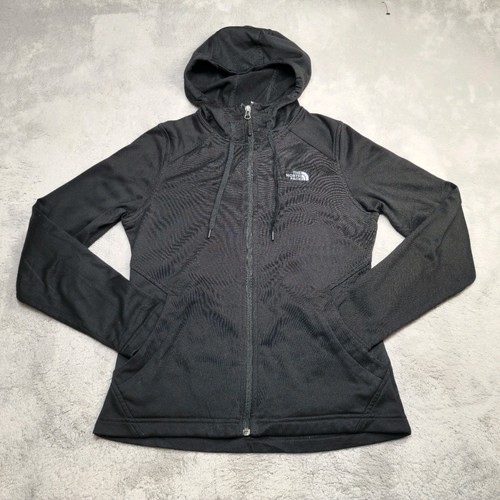 North face black zip mezzaluna - zip,