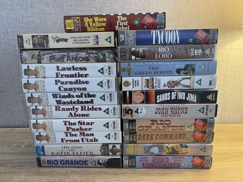 John wayne vhs video - john,