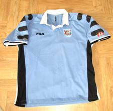 CARDIFF BLUES 2000/2001 HOME RUGBY UNION SHIRT JERSEY FILA SIZE XL  ADULT