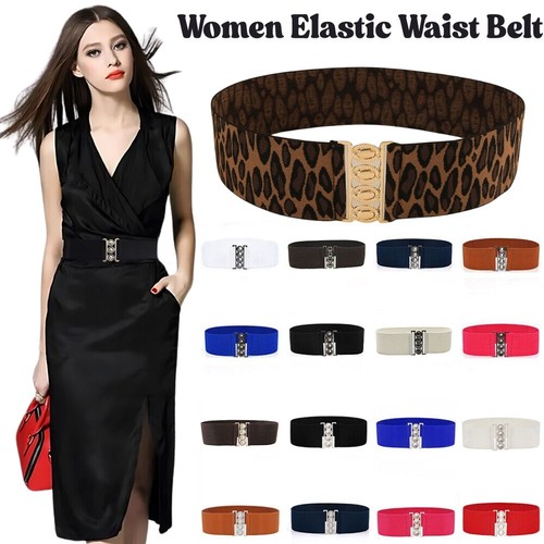 Women ladies wide - ladies, belt