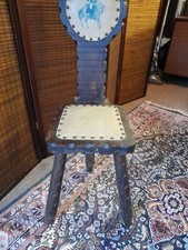 Antique / vintage 3 Legged Milking Stool / spinning stool