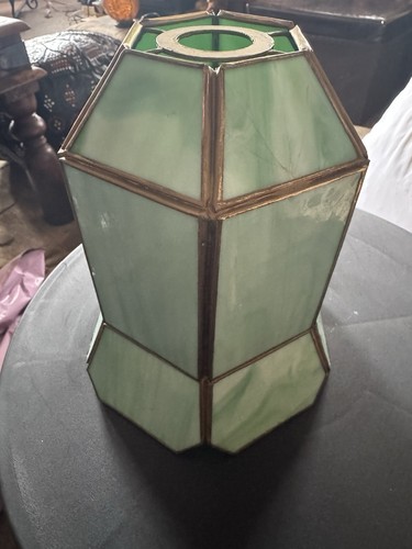 Vintage green slag glass - vintage,